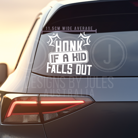 Honk if a Kid Falls Out