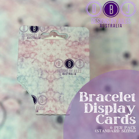 Necklace/Bracelet Display Cards