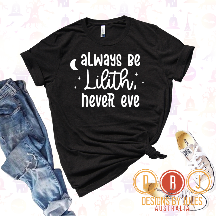 Be Lilith not Eve